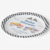 モンスタートラックボーイ赤ちゃんシャワー ペーパープレート (アングル)