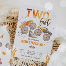 モンスタートラックボーイ高速2歳の誕生日パーティー