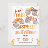 モンスタートラックボーイ、4速4歳の誕生日を達成 招待状 (正面)