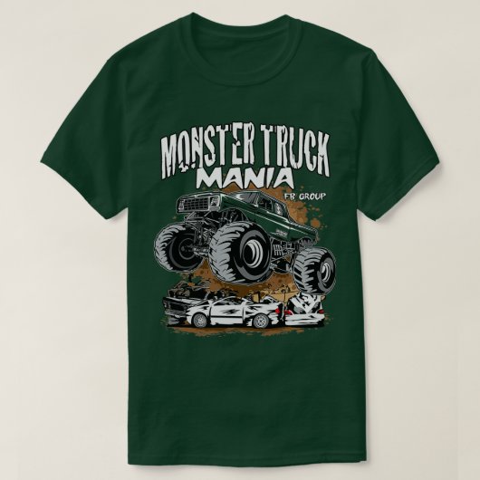 モンスタートラックマニアグループ Tシャツ (デザイン正面)