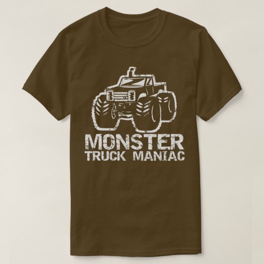 モンスタートラックマニアック Tシャツ (デザイン正面)