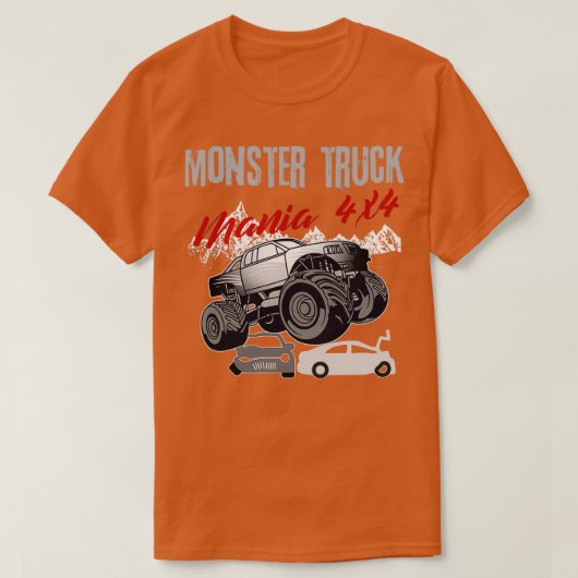 モンスタートラックマニア4X4 Tシャツ (デザイン正面)