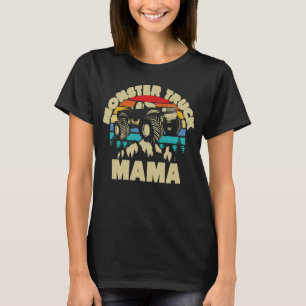モンスタートラックママママママッチングファミリー Tシャツ