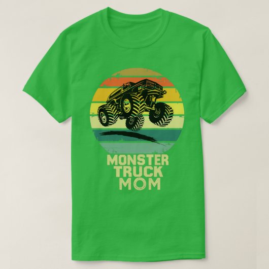 モンスタートラックモママシャツレトロヴィンテージモンスタートリュック Tシャツ (デザイン正面)