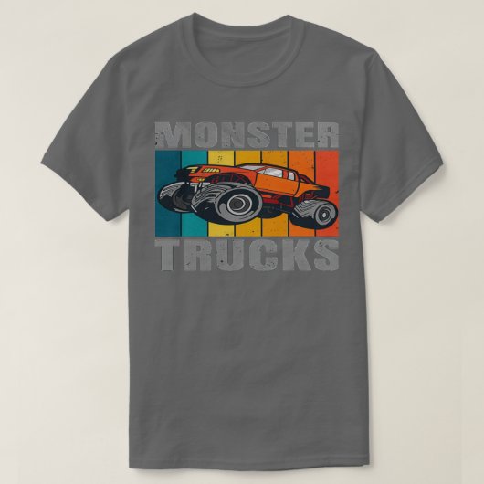 モンスタートラックモンスタージャムモンスタートラック Tシャツ (デザイン正面)