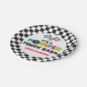 モンスタートラックモンスターズ誕生日 ペーパープレート (アングル)