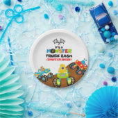 モンスタートラックモンスターズ誕生日 ペーパープレート (パーティー)