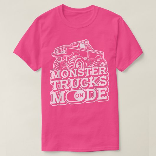 モンスタートラックモードオン – Monstertruckスポーツモンスト Tシャツ (デザイン正面)
