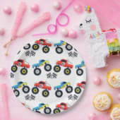 モンスタートラックラリーバースデーパーティー紙プレート ペーパープレート (パーティー)