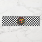 モンスタートラックラリー誕生日パーティーの装飾 ペットボトルラベル (シングルラベル)