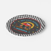 モンスタートラックラリー誕生日パーティーの装飾 ペーパープレート (アングル)