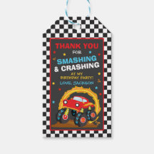 モンスタートラックラリー誕生日パーティーデコールの好意