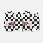 モンスタートラックラリー誕生日パーティー装飾Fav フェイバーボックス (折り畳みなし)