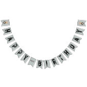 モンスタートラックレーシングタイヤホイールバースデーパーティー バンティングフラッグ (全)