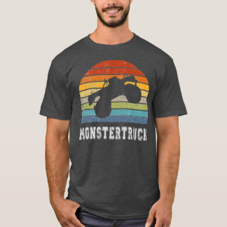 モンスタートラックヴィンテージデザイン Tシャツ