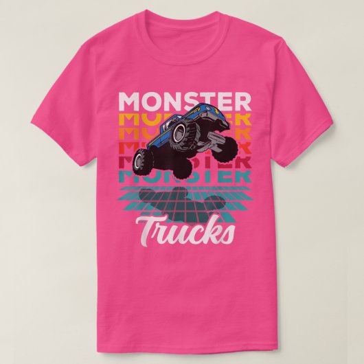 モンスタートラックヴィンテージ4x4 tシャツ (デザイン正面)