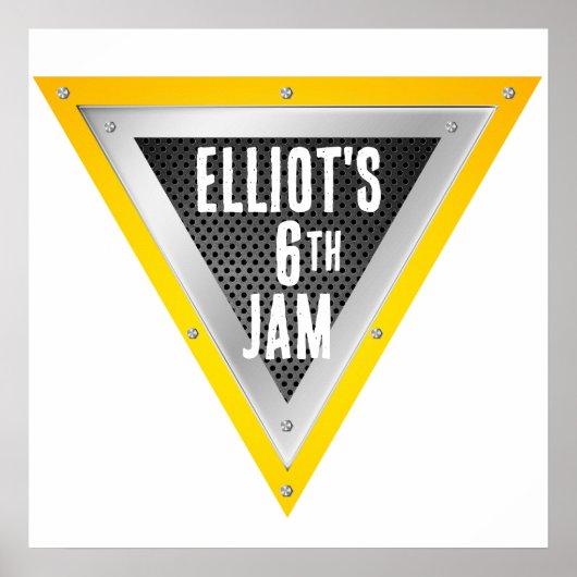 モンスタートラック名前をカスタムするロゴ ポスター (正面)