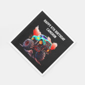 モンスタートラック子供の誕生日パーティー スタンダードランチョンナプキン (角)