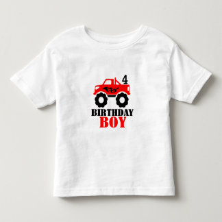 モンスタートラック少年 誕生日 トドラーTシャツ