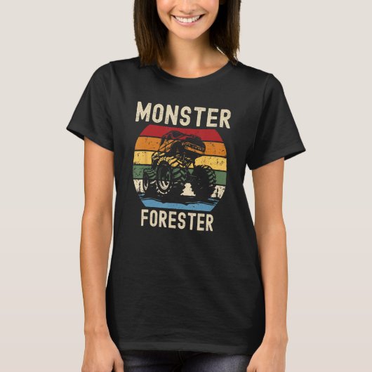 モンスタートラック愛フォレスター Tシャツ (正面)