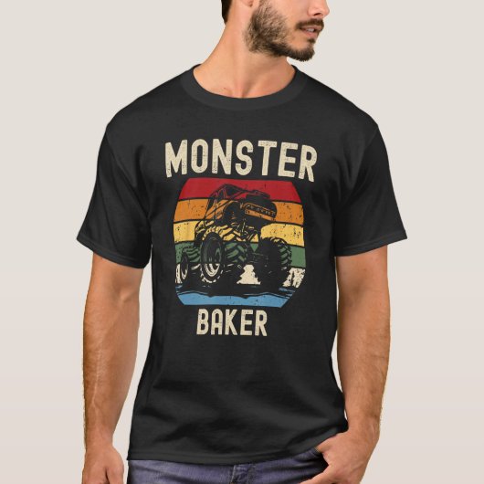 モンスタートラック愛ベイカー Tシャツ (正面)