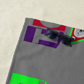 モンスタートラック懸命クールコアプール ビーチタオル (インサイチュ)