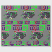 モンスタートラック懸命コアクール ラッピングペーパー (フラット)