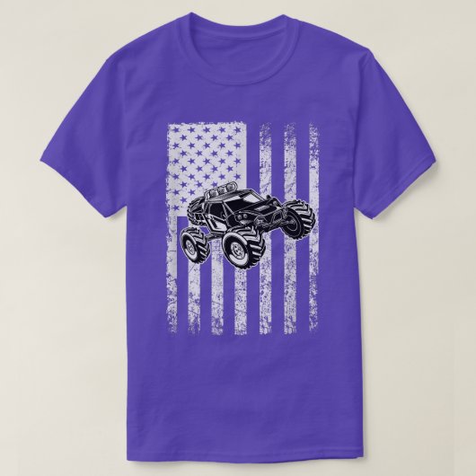 モンスタートラック旗 – モンスタートラックの衣装 Tシャツ (デザイン正面)