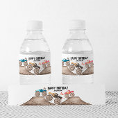 モンスタートラック水ボトルラベル ペットボトルラベル