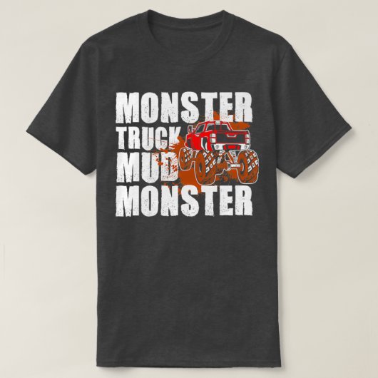 モンスタートラック泥モンスター3 Tシャツ (デザイン正面)