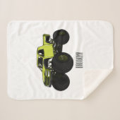 モンスタートラック漫画イラストレーション シェルパブランケット (正面(横))