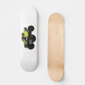 モンスタートラック漫画イラストレーション スケートボード (正面)