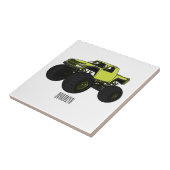 モンスタートラック漫画イラストレーション タイル (側面)