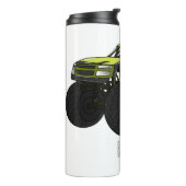 モンスタートラック漫画イラストレーション タンブラー (回転左)