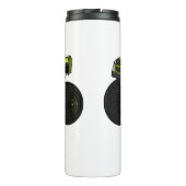 モンスタートラック漫画イラストレーション タンブラー (裏面)