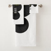 モンスタートラック漫画イラストレーション バスタオルセット (インサイチュ)