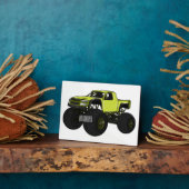 モンスタートラック漫画イラストレーション フォトプラーク (側面)