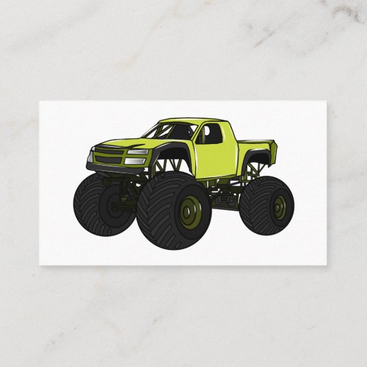 モンスタートラック漫画イラストレーション 名刺 (裏面)