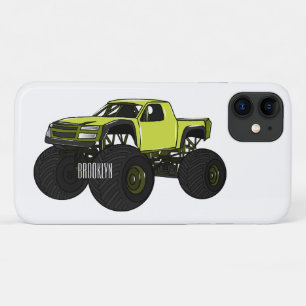 モンスタートラック漫画イラストレーション iPhone 11 ケース