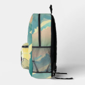 モンスタートラック狂 プリントバックパック (右)