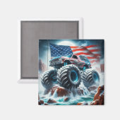 モンスタートラック磁石 マグネット (正面/裏面)