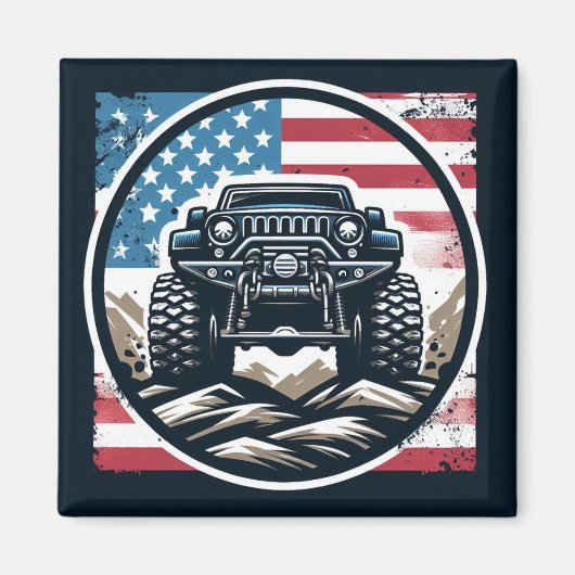 モンスタートラック磁石 マグネット (正面)