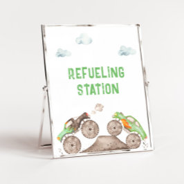 モンスタートラック給油所 ポスター