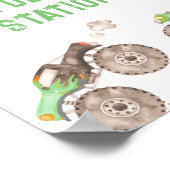 モンスタートラック給油所 ポスター (角)