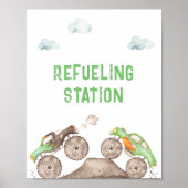 モンスタートラック給油所 ポスター (正面)