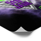 モンスタートラック誕生日ウェルカムサインポスター ポスター (角)