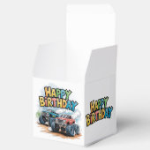 モンスタートラック誕生日バッシュウォーターカラーアート フェイバーボックス (オープン)