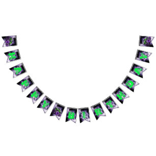 モンスタートラック誕生日バナー バンティングフラッグ