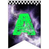 モンスタートラック誕生日バナー バンティングフラッグ (第3の旗)