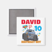 モンスタートラック誕生日パリグループマッチング マグネット (正面/裏面)